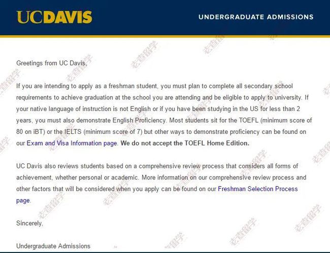 紧急！加州大学个别分校确认不接受托福在家考试，请马上做补救措施！